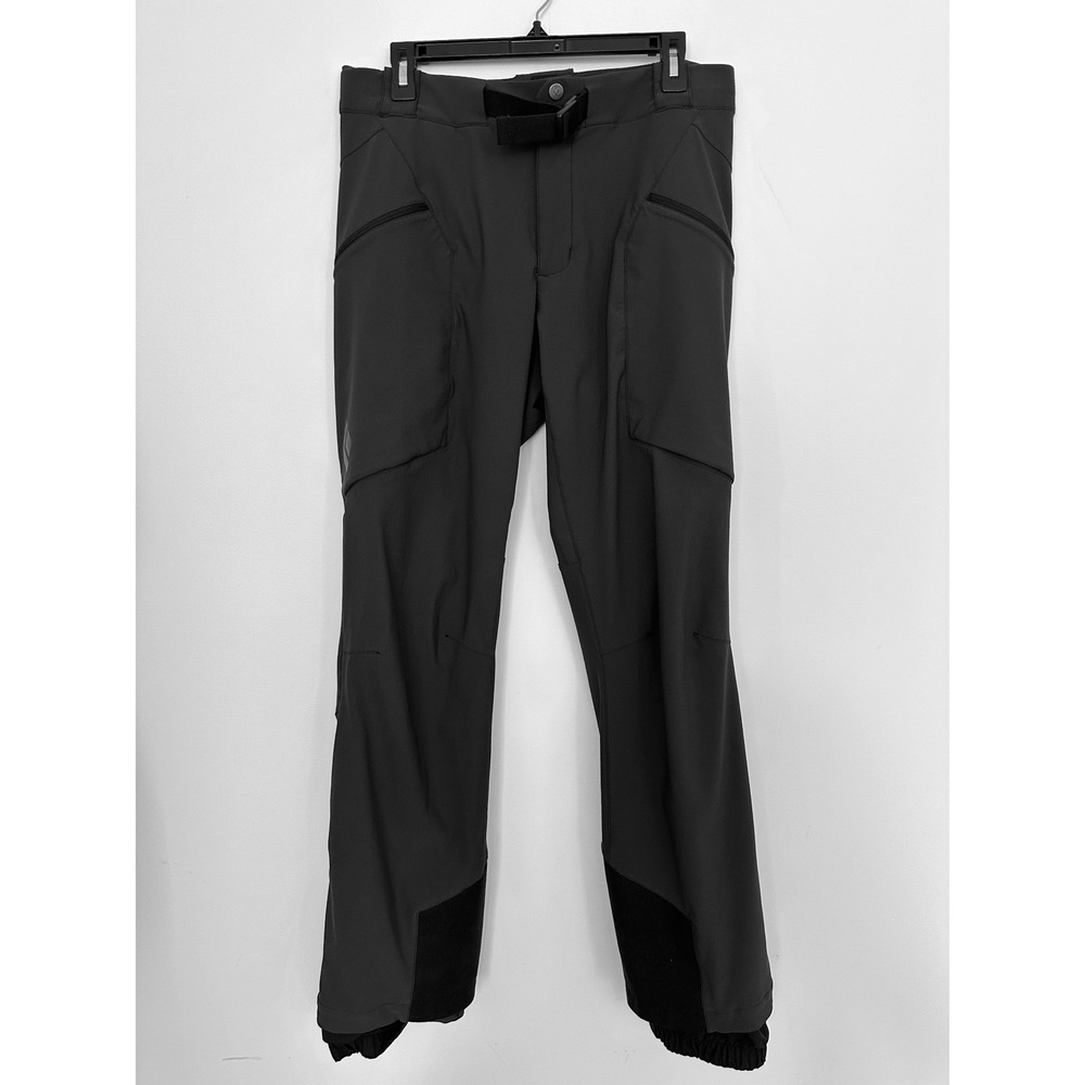 Black Diamond Dawn Patrol Softshell Pants Men Medium Anthracite Gray Ski Touring